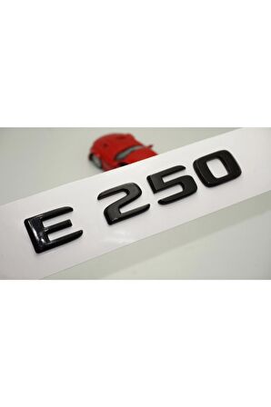 E 250 Bagaj Parlak Siyah Abs 3m 3d Yazı Logo