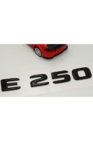 E 250 Bagaj Parlak Siyah Abs 3m 3d Yazı Logo