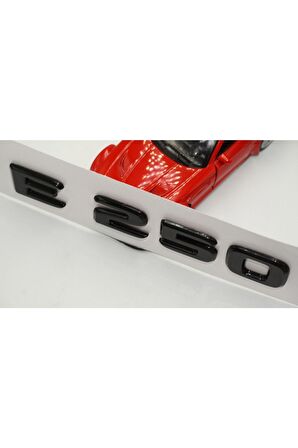 E 250 Bagaj Parlak Siyah Abs 3m 3d Yazı Logo