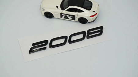 DK Tuning Peugeot Yeni 2008 Bagaj 3M 3D Siyah ABS Yazı Logo