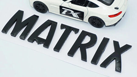 DK Tuning Matrix Bagaj 3M 3D Siyah ABS Yazı Logo Hyundai İle Uyumlu