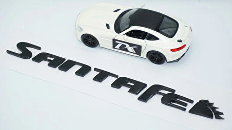 DK Tuning Hyundai SantaFe Bagaj Siyah ABS 3M 3D Yazı Logo Amblem