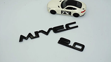 DK Tuning Lancer MIVEC 2.0 Siyah Bagaj Yazı Logo Mitsubishi İle Uyumlu