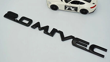 DK Tuning Lancer MIVEC 2.0 Siyah Bagaj Yazı Logo Mitsubishi İle Uyumlu