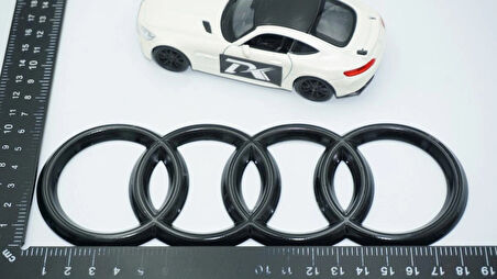 DK Tuning Audi A7 Bagaj 185mm Siyah Halka Rozet Amblem Arma