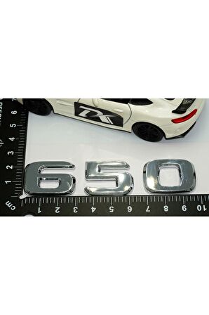 DK Benz 650 BRABUS Bagaj Krom ABS 3M 3D Yazı Logo