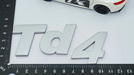 DK Tuning Td4 Freelander 1 3M Gri Bagaj Yazı Land Rover İle Uyumlu