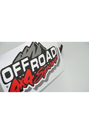 Arazi Aracı Off Road 4x4 Sport Kaput Bagaj Sticker