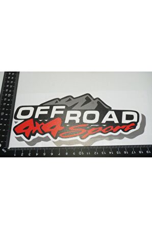 Arazi Aracı Off Road 4x4 Sport Kaput Bagaj Sticker