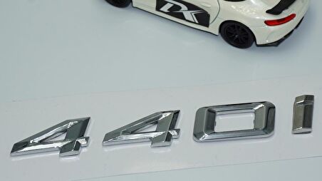 Dk Tuning 440i Bagaj Krom Metal 3m 3d Yazı Logo Bmw İle Uyumlu
