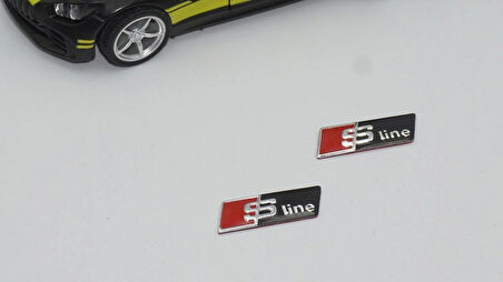 DK Tuning Audi S Line Direksiyon Alüminyum Alaşımlı 3M Sticker Logo 2Li Set