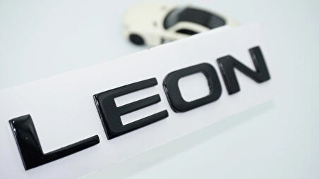 DK Tuning Leon Siyah ABS 3M 3D Bagaj Yazı Logo Seat İle Uyumlu