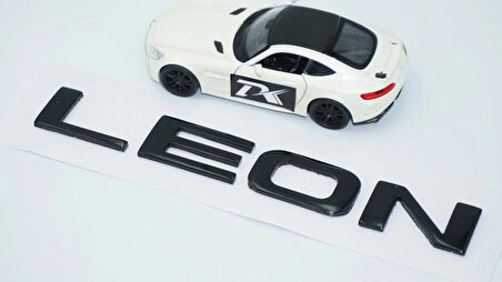 DK Tuning Leon Siyah ABS 3M 3D Bagaj Yazı Logo Seat İle Uyumlu