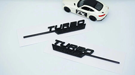 DK Tuning Turbo 4Matic Siyah Çamurluk Yanı Logo Benz İle Uyumlu