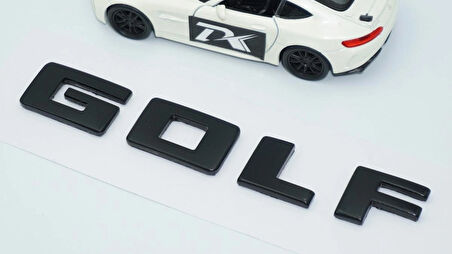 DK Tuning Golf Bagaj Siyah Yazı Volkswagen İle Uyumlu