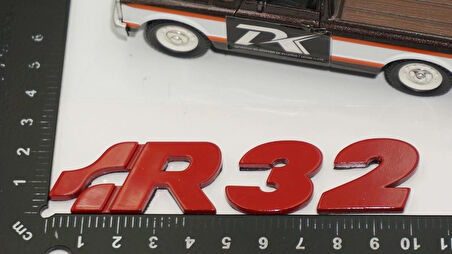 DK Tuning Volkswagen Golf Polo Kırmızı R32 MK4 MK5 Bagaj Yazı Arma
