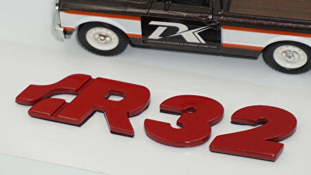 DK Tuning Volkswagen Golf Polo Kırmızı R32 MK4 MK5 Bagaj Yazı Arma