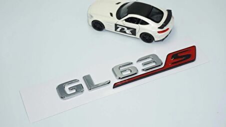 DK Tuning GL63S Bagaj Kırmızı Krom ABS Yazı Logo Benz İle Uyumlu