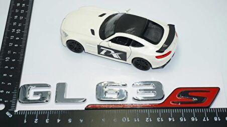DK Tuning GL63S Bagaj Kırmızı Krom ABS Yazı Logo Benz İle Uyumlu