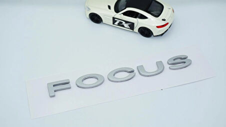 DK Tuning Ford Focus Yeni Model Bagaj 3M 3D Gri ABS Logo Amblem