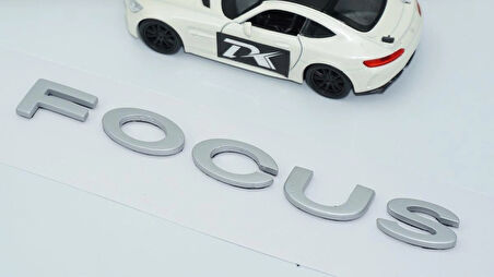 DK Tuning Ford Focus Yeni Model Bagaj 3M 3D Gri ABS Logo Amblem