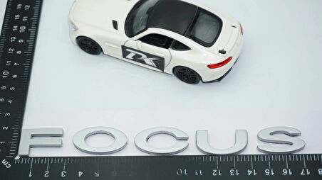 DK Tuning Ford Focus Yeni Model Bagaj 3M 3D Gri ABS Logo Amblem