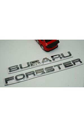 DK Subaru Forester Krom ABS 3M 3D Bagaj Yazı Logo Seti Ürün