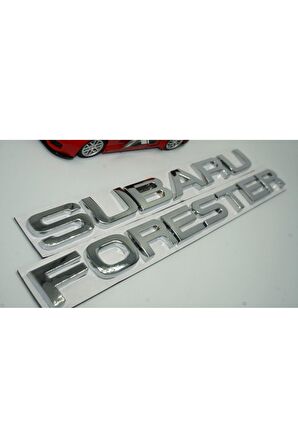 DK Subaru Forester Krom ABS 3M 3D Bagaj Yazı Logo Seti Ürün