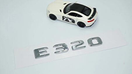 DK Tuning E320 Bagaj Krom ABS 3M 3D Yazı Logo Benz İle Uyumlu