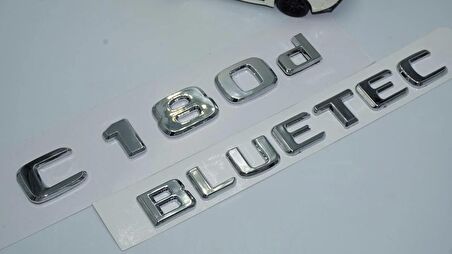 DK Tuning Benz C180d Bluetec Bagaj Krom ABS 3M 3D Yazı Logo