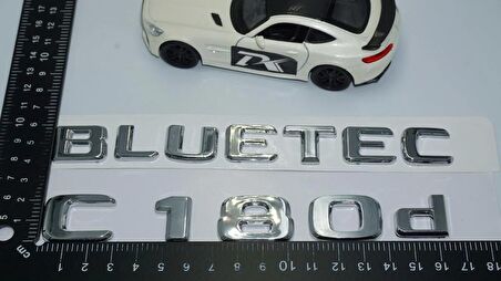 DK Tuning Benz C180d Bluetec Bagaj Krom ABS 3M 3D Yazı Logo