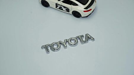 DK Tuning Toyota Bagaj 3M 3D Krom ABS Logo Amblem