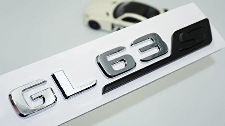 DK Tuning GL63S Bagaj Krom Siyah ABS Yazı Logo Benz İle Uyumlu