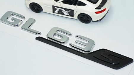 DK Tuning GL63S Bagaj Krom Siyah ABS Yazı Logo Benz İle Uyumlu