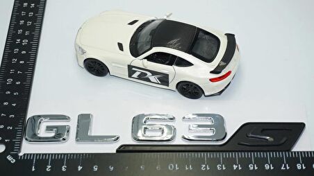 DK Tuning GL63S Bagaj Krom Siyah ABS Yazı Logo Benz İle Uyumlu