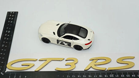 DK Tuning Porsche 911 GT3 RS Bagaj Gold ABS Yazı Logo Amblem