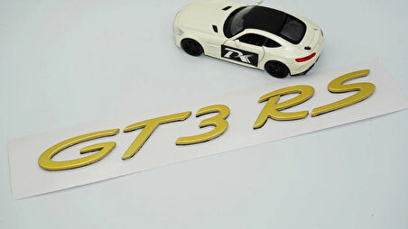 DK Tuning Porsche 911 GT3 RS Bagaj Gold ABS Yazı Logo Amblem