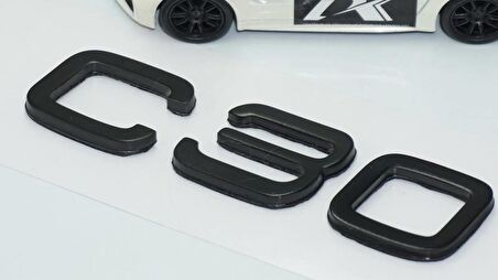 DK Tuning C30 Siyah ABS 3M 3D Bagaj Yazı Logo Volvo İle Uyumlu