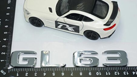 DK Tuning GL63 Bagaj Krom ABS 3M 3D Yazı Logo Benz İle Uyumlu