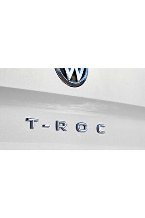 Vw T-roc Bagaj Krom Abs 3m 3d Yazı Logo Amblem