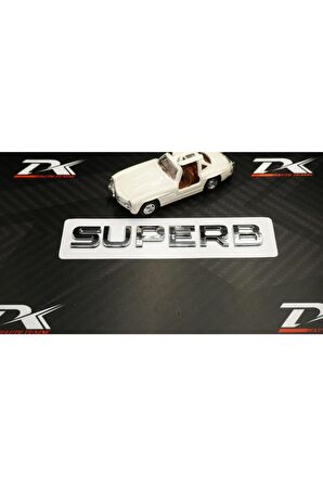 Skoda Superb Bagaj Krom Abs 3m 3d Yazı Logo Amblem