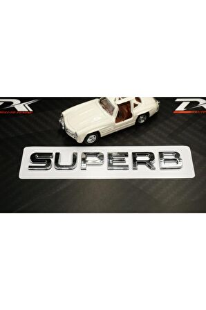 Skoda Superb Bagaj Krom Abs 3m 3d Yazı Logo Amblem