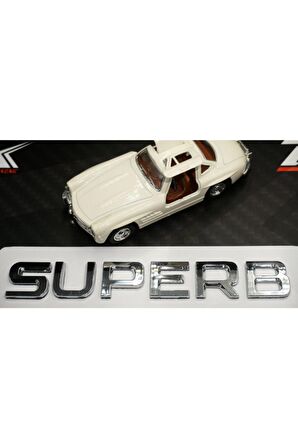 Skoda Superb Bagaj Krom Abs 3m 3d Yazı Logo Amblem