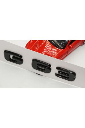 G63 Bagaj Parlak Siyah Abs 3m 3d Yazı Logo