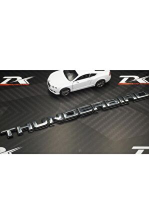 Thunderbird Yeni Nesil Bagaj 3m 3d Krom Abs Logo Amblem