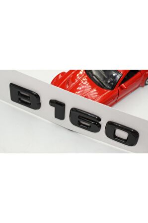B 160 Bagaj Parlak Siyah Abs 3m 3d Yazı Logo