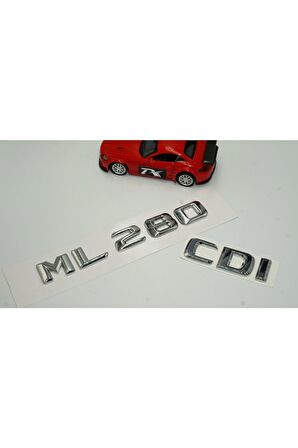 Benz Ml 280 Cdı Bagaj Krom Metal 3m 3d Yazı Logo