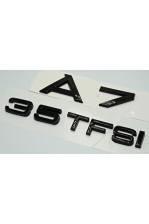 Audi A7 35 TFSi Parlak Siyah ABS 3M 3D Bagaj Yazı Logo Ürün