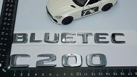 DK Tuning Benz C200 Bluetec Bagaj Krom ABS 3M 3D Yazı Logo