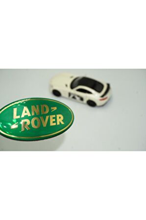 DK Land Rover Ön Panjur Ve Bagaj Yeşil Sarı Logo Amblem 85mm